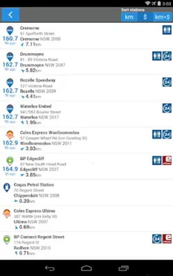 Petrol Spy Australia android App screenshot 0